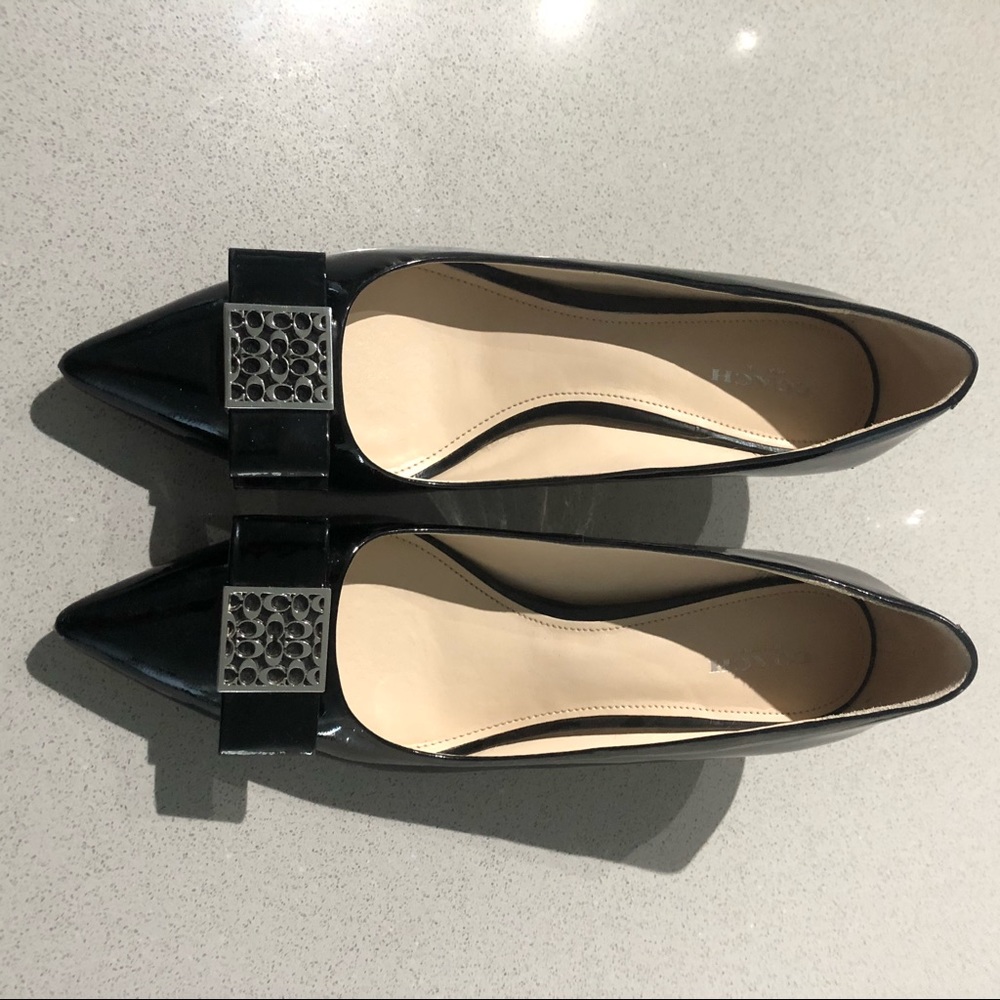Coach Kitten Heel Pumps